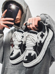 Fashionable And Versatile Thick-Soled Board Shoes