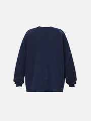 Faster Letter Print Sweatshirt