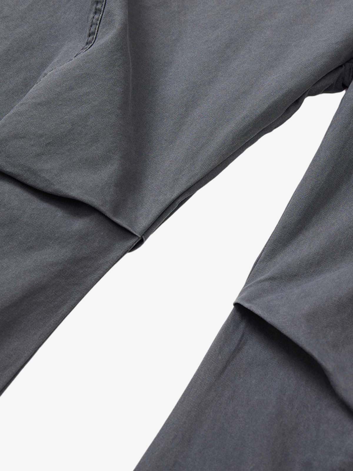 Vintage Distressed Pleated Barrel Pants