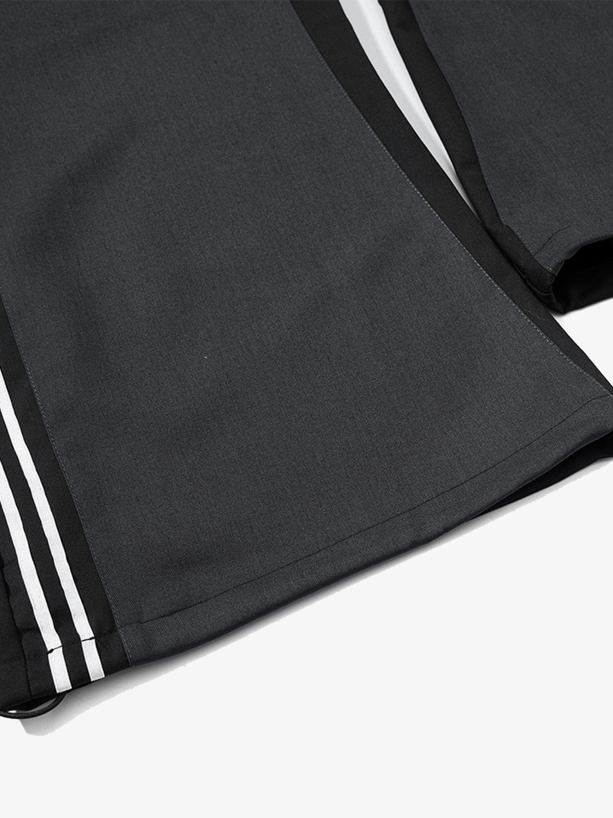 Double Waistband Panel Strap Barrel Pants