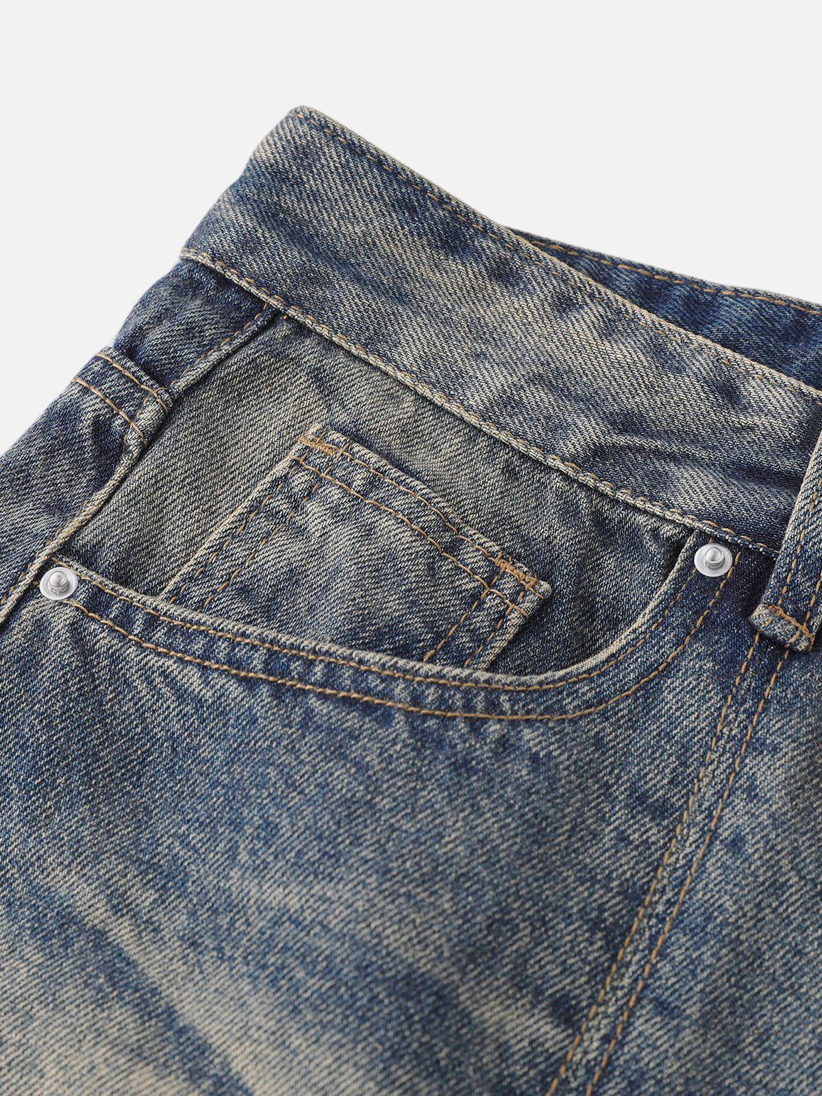 Firework Beadwork Loose Jeans