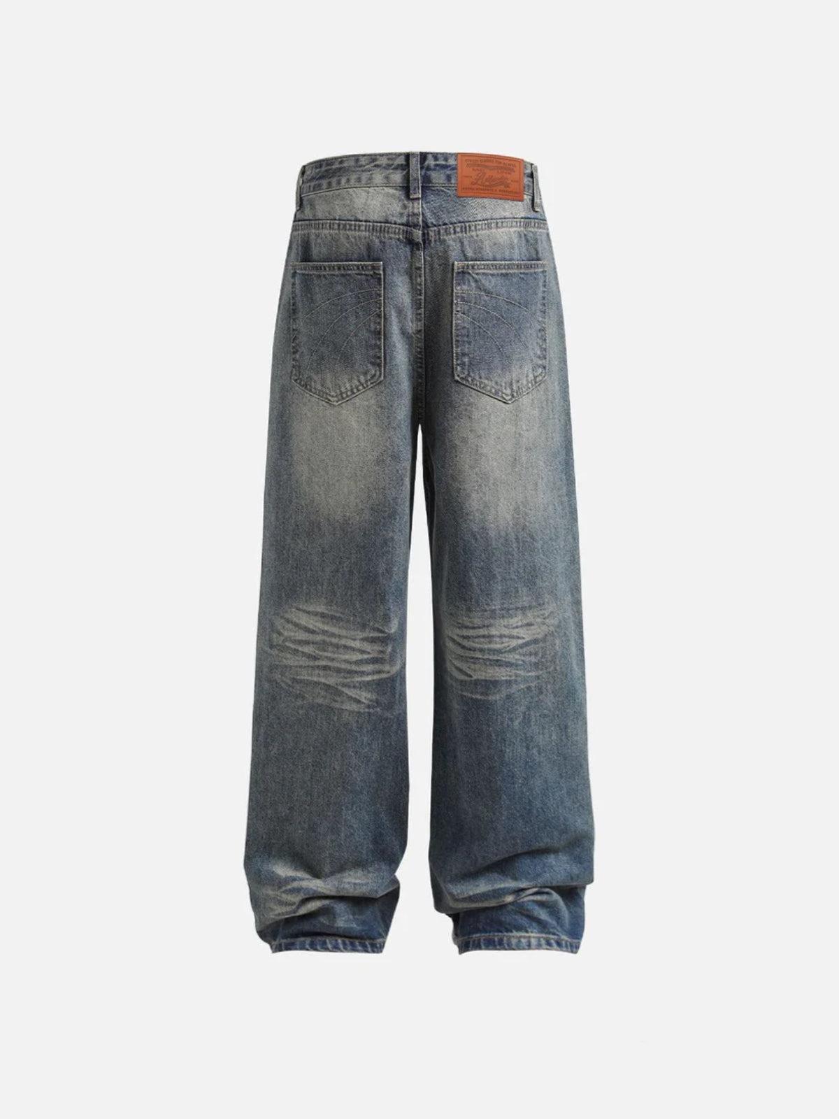 Firework Beadwork Loose Jeans