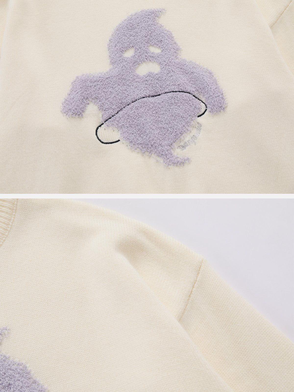 Flocking Ghost Sweater