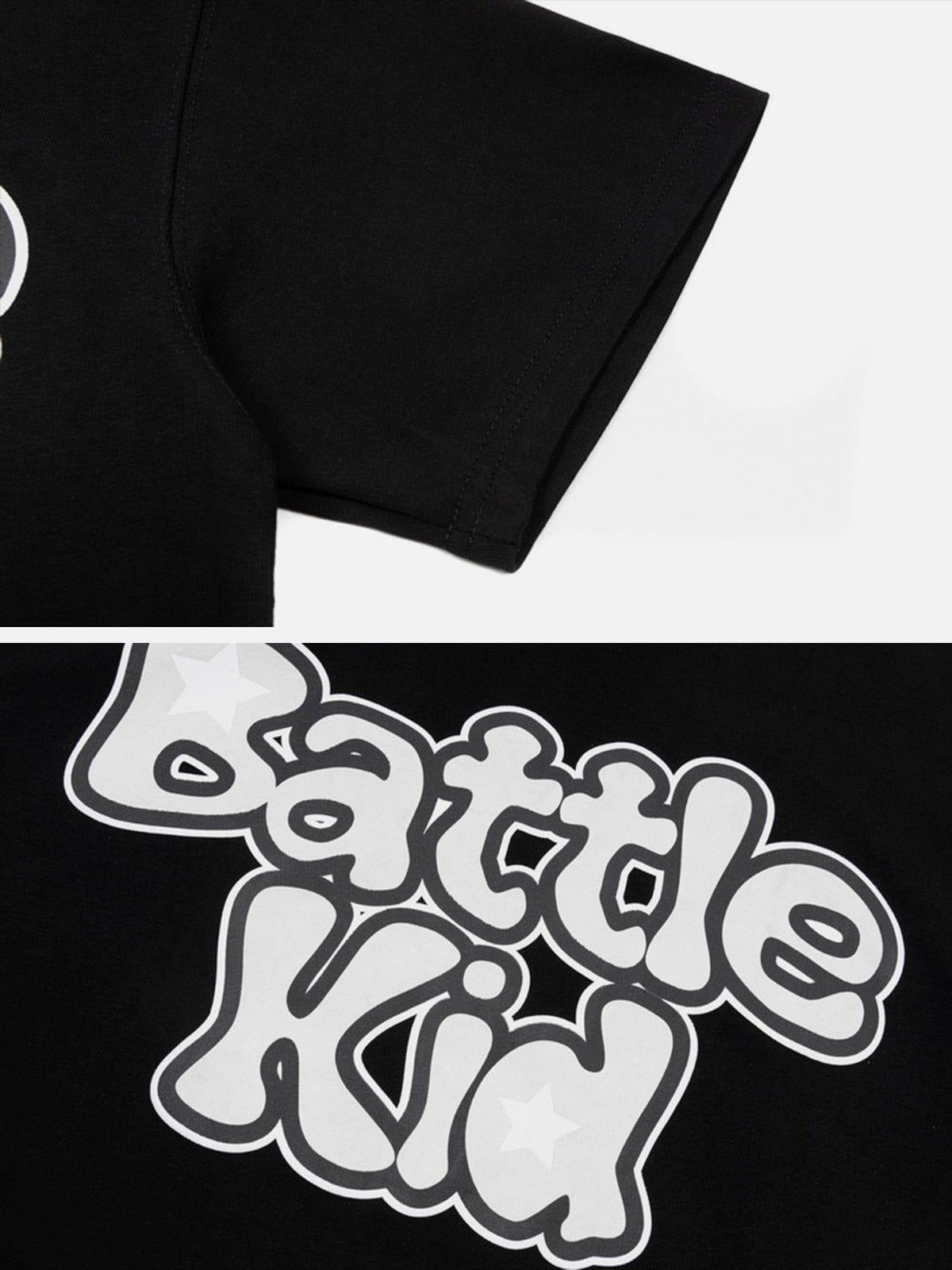 Foam Printing Star Tee