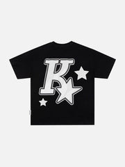 Foam Printing Star Tee