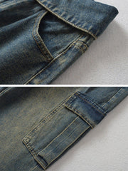 Fold-Over Cargo Jeans