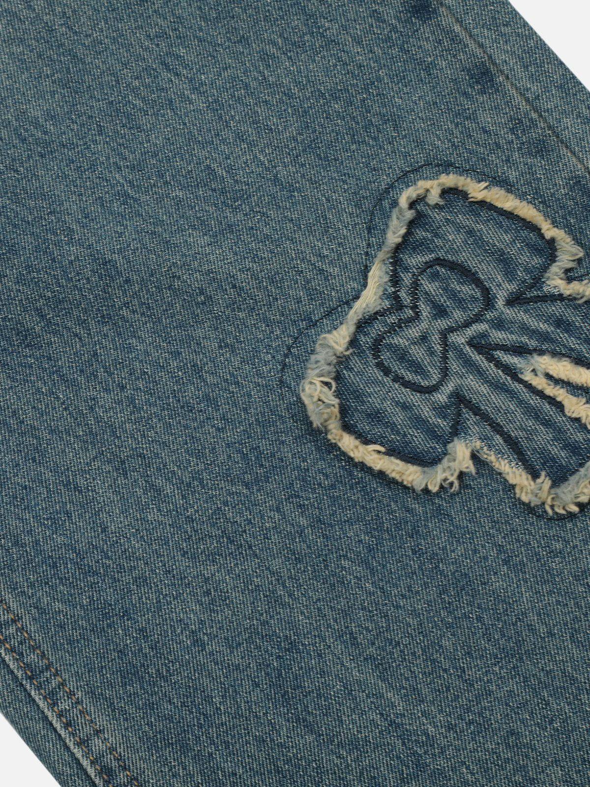 Fringe Bow Jeans