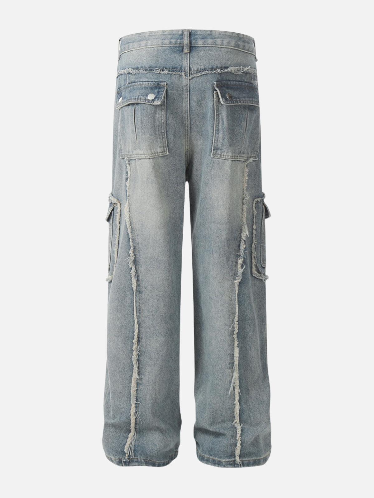 Fringe Multi Pocket Jeans