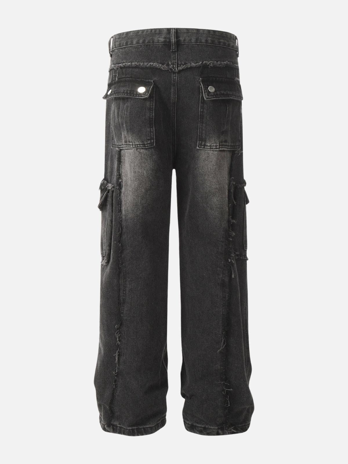 Fringe Multi Pocket Jeans