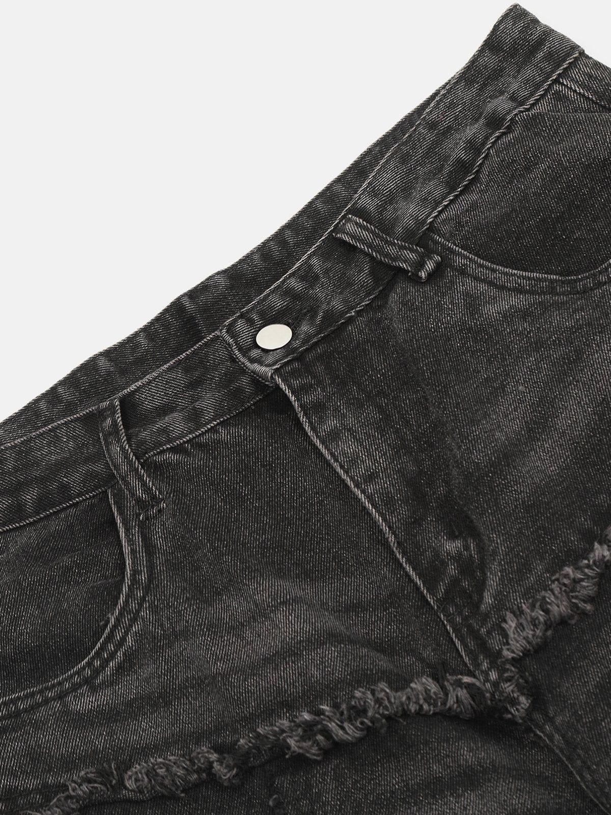 Fringe Multi Pocket Jeans