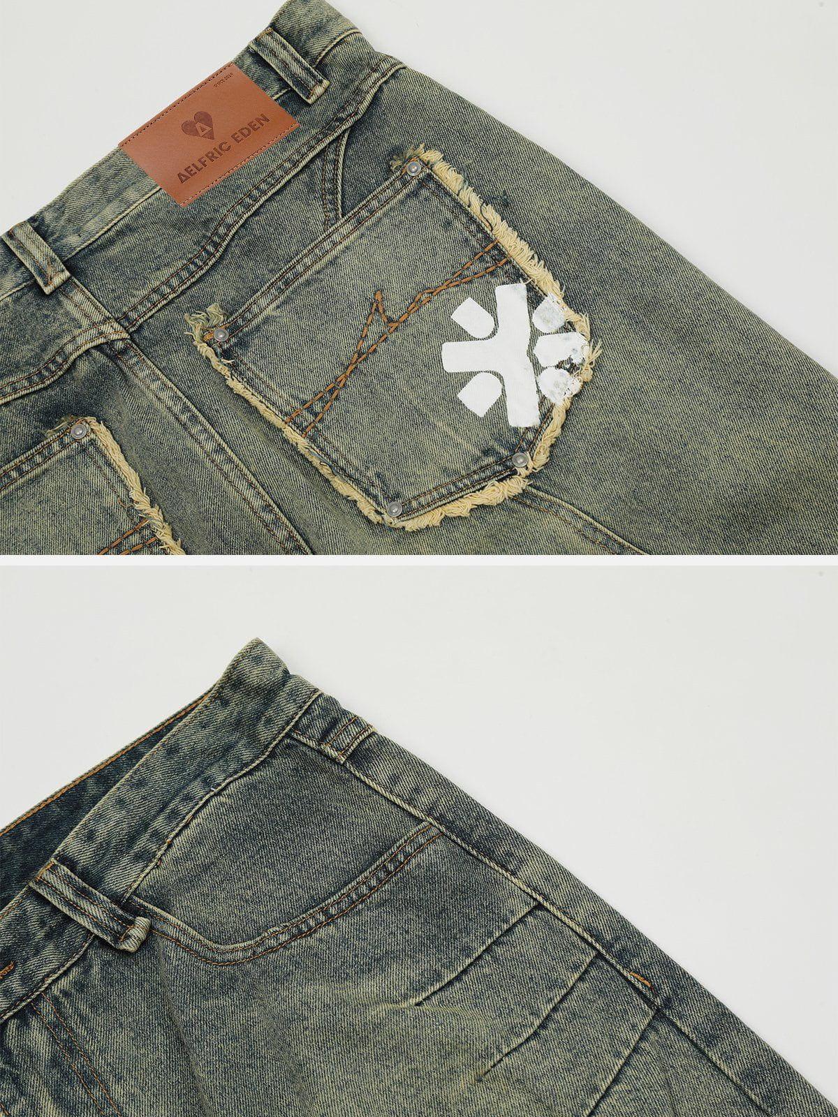 Fringe Pocket Jeans