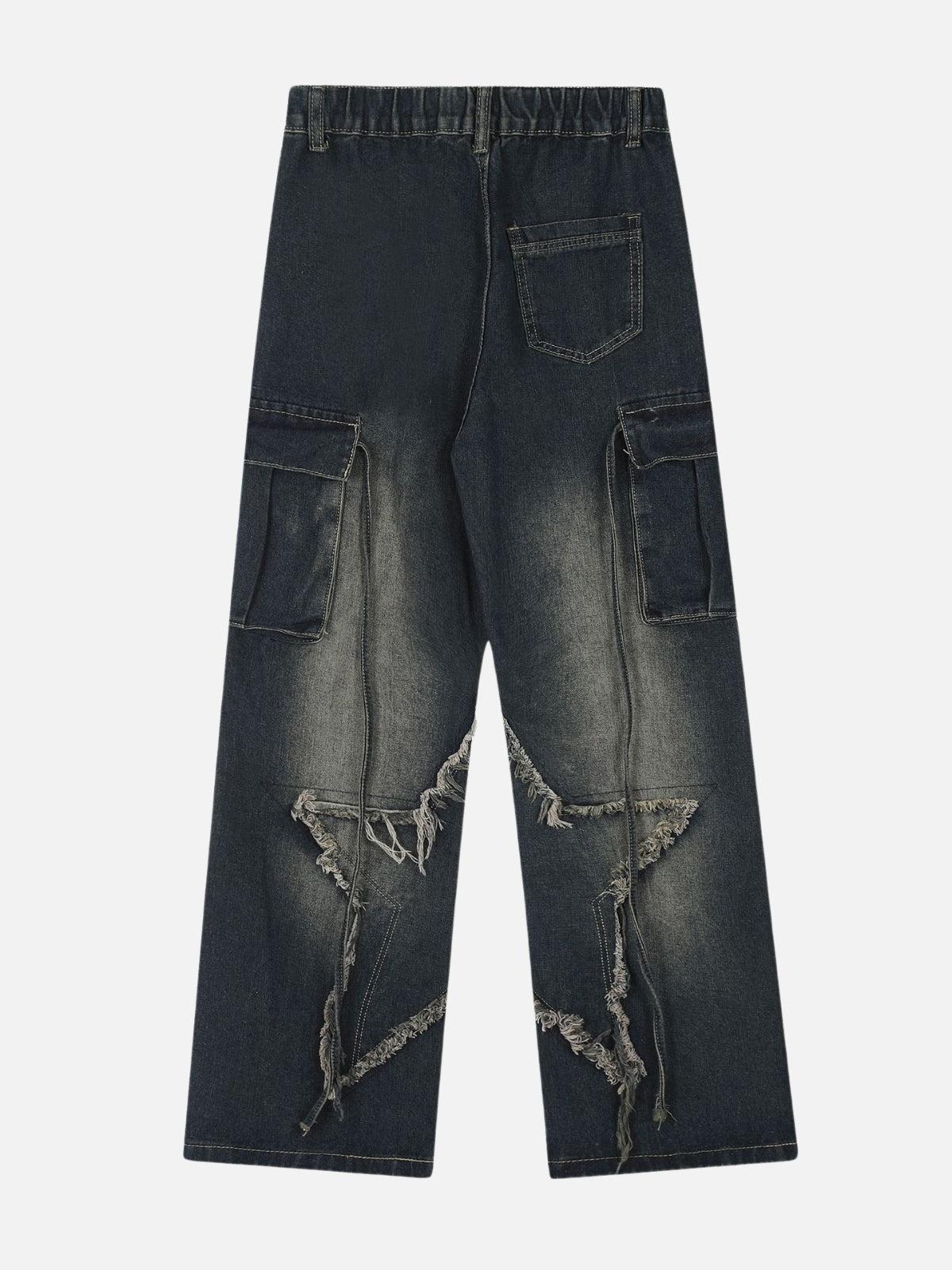 Fringe Star Washed Jeans