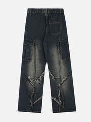 Fringe Star Washed Jeans