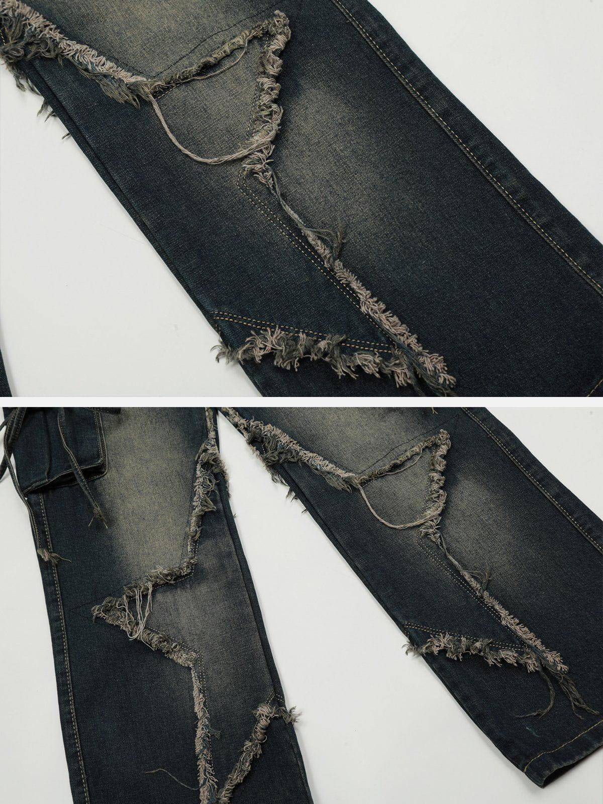 Fringe Star Washed Jeans
