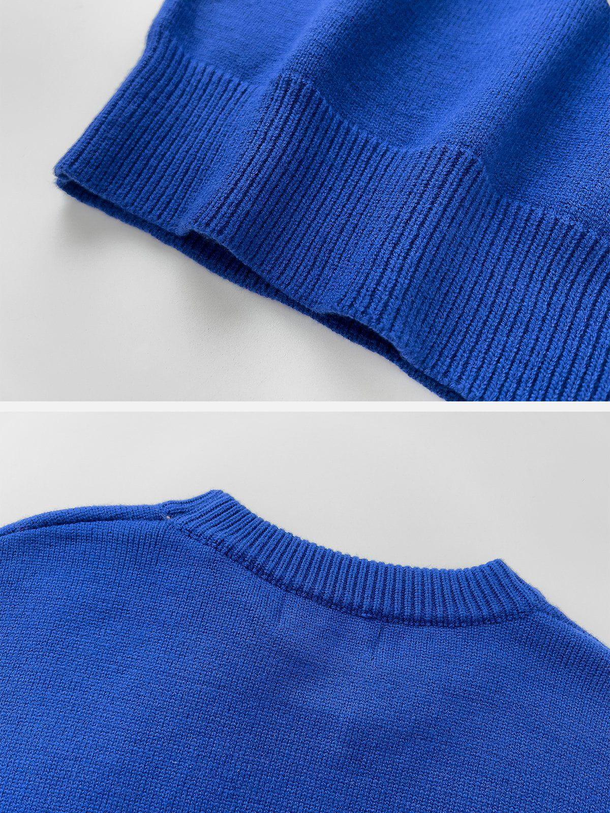 Fun Embroidery Sweater