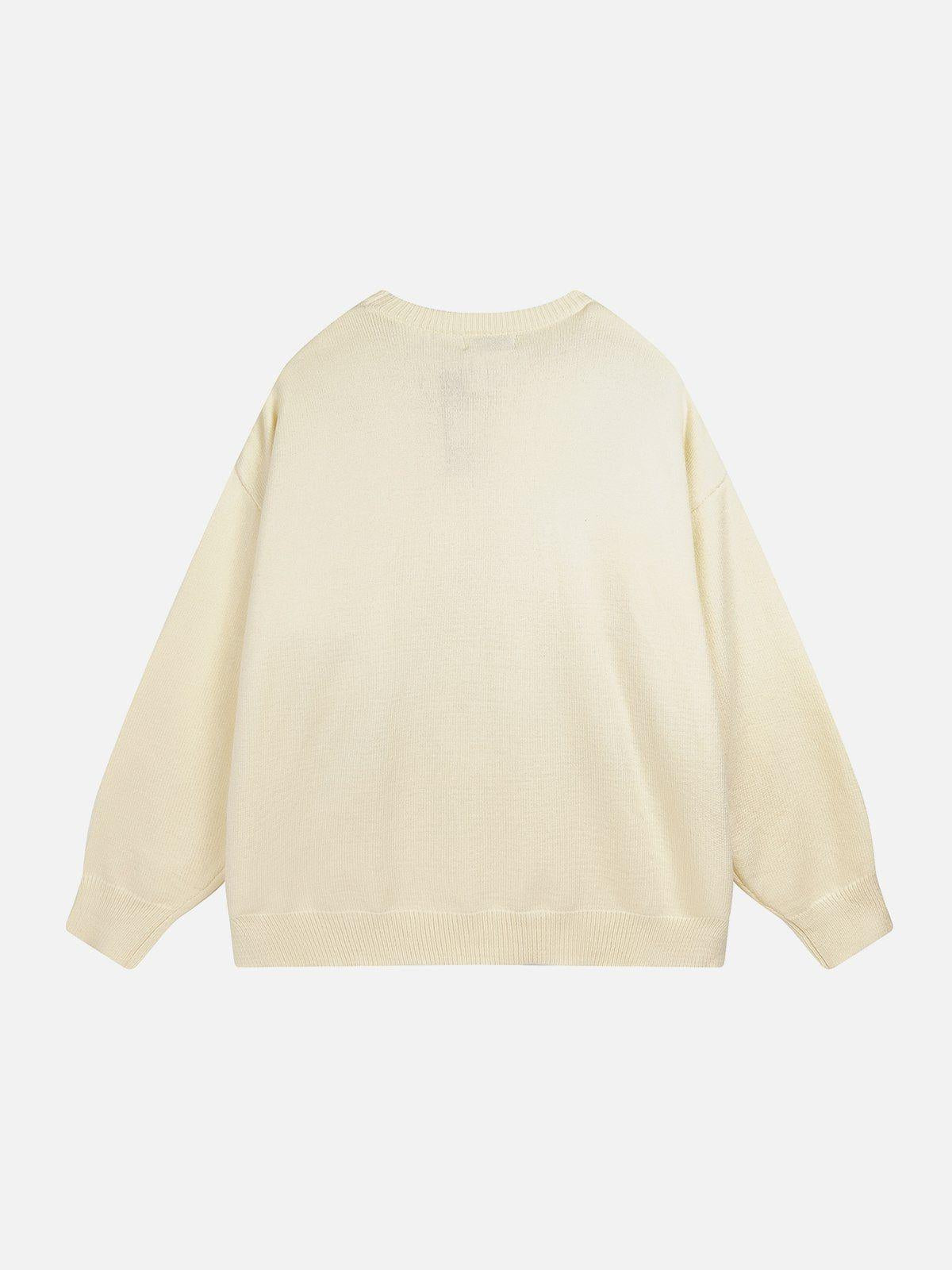 Fun Embroidery Sweater