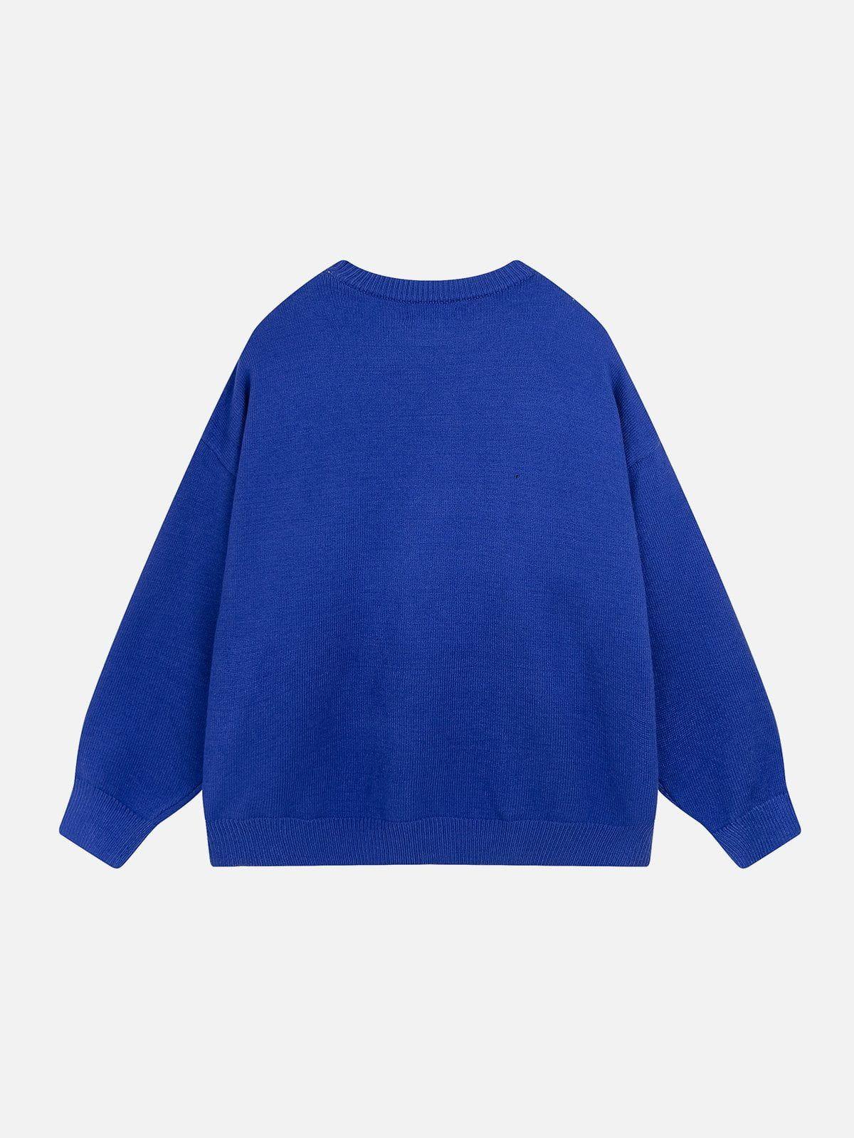 Fun Embroidery Sweater
