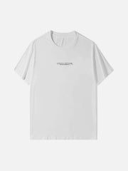 Functional Reflective Strip Print Cotton Tee