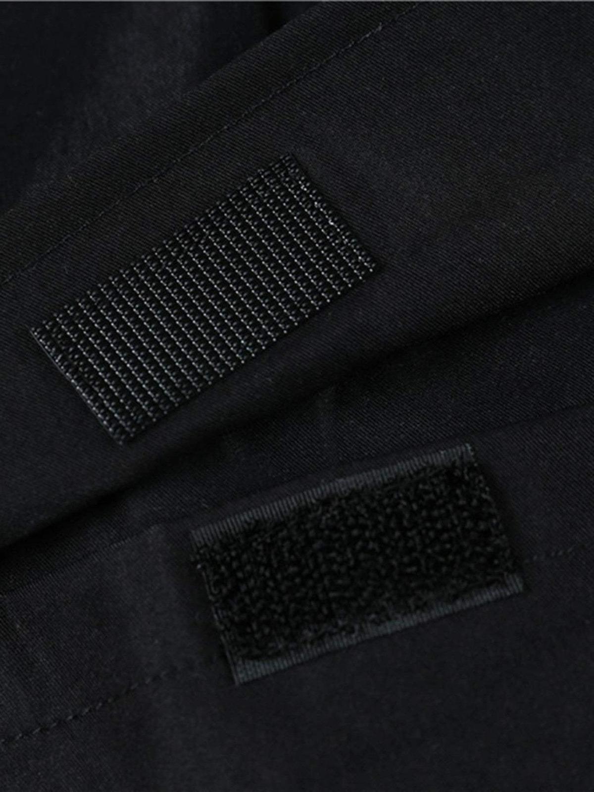 Functional Wind Zipper Multi-Pocket Work Pants