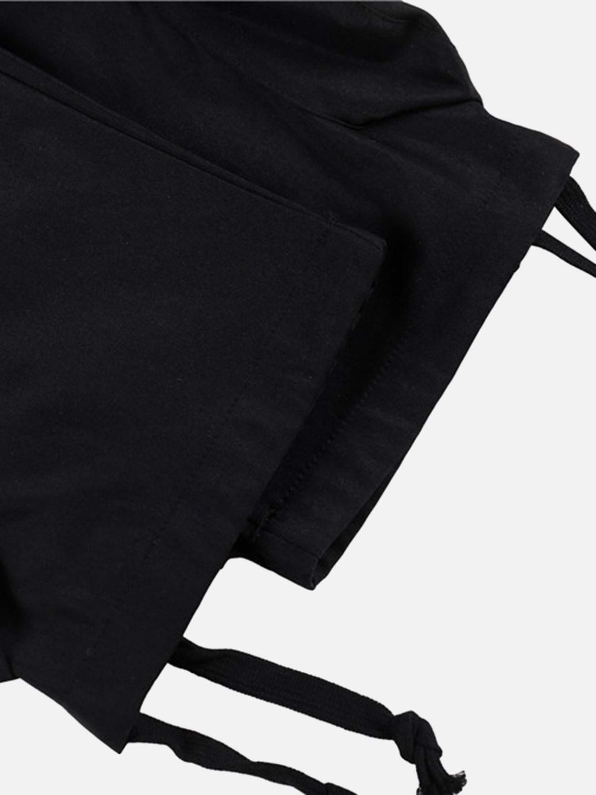 Functional Wind Zipper Multi-Pocket Work Pants