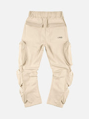 Functional Wind Zipper Multi-Pocket Work Pants