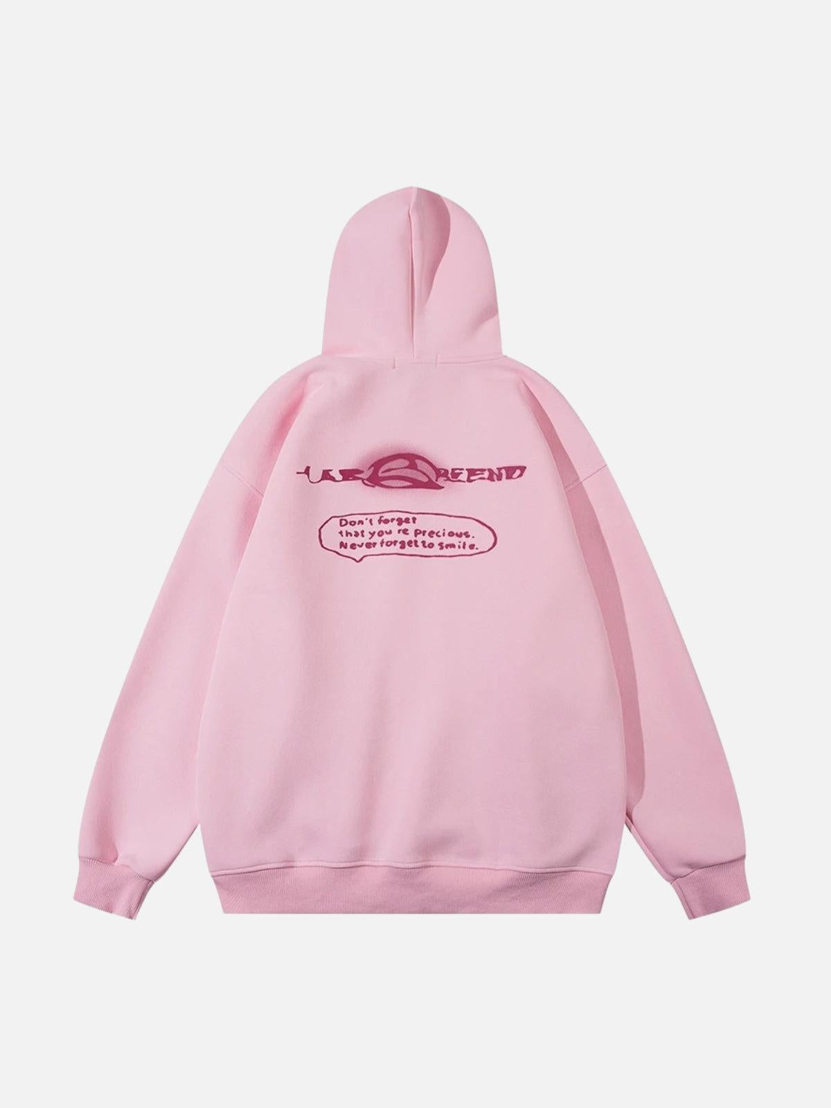 Funny Cartoon Print Hoodie