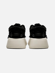 Fuzzy Trim Chunk Shoes