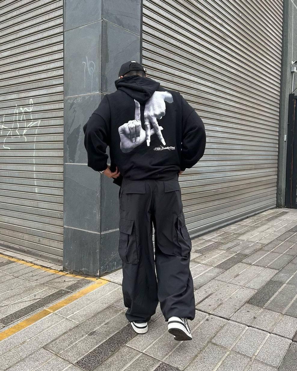 Gesture Print Hoodie