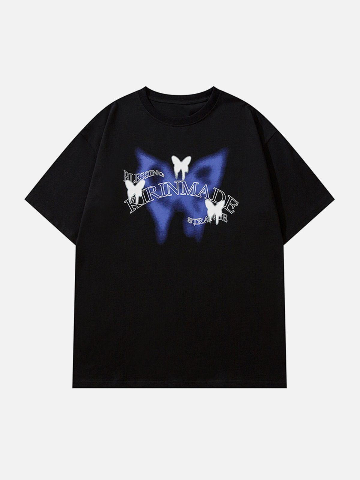 Gradient Butterflies Graphic Tee
