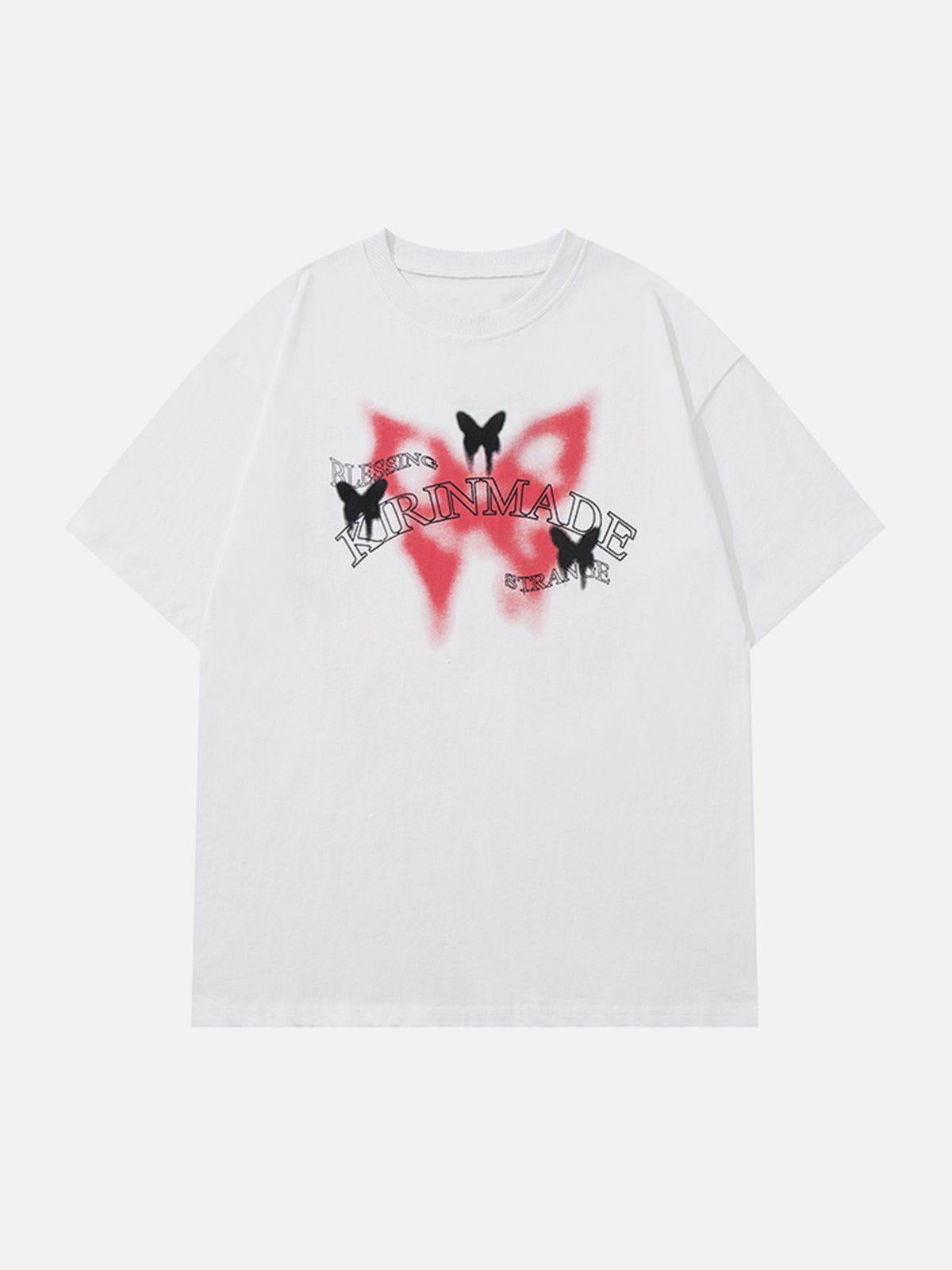 Gradient Butterflies Graphic Tee
