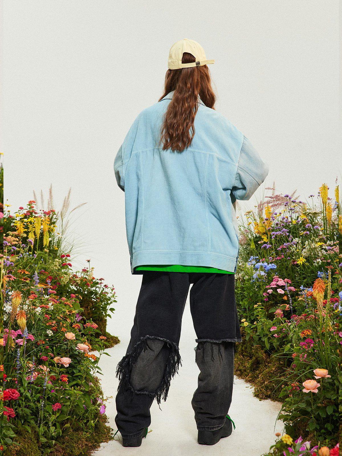 Gradient Denim Jacket
