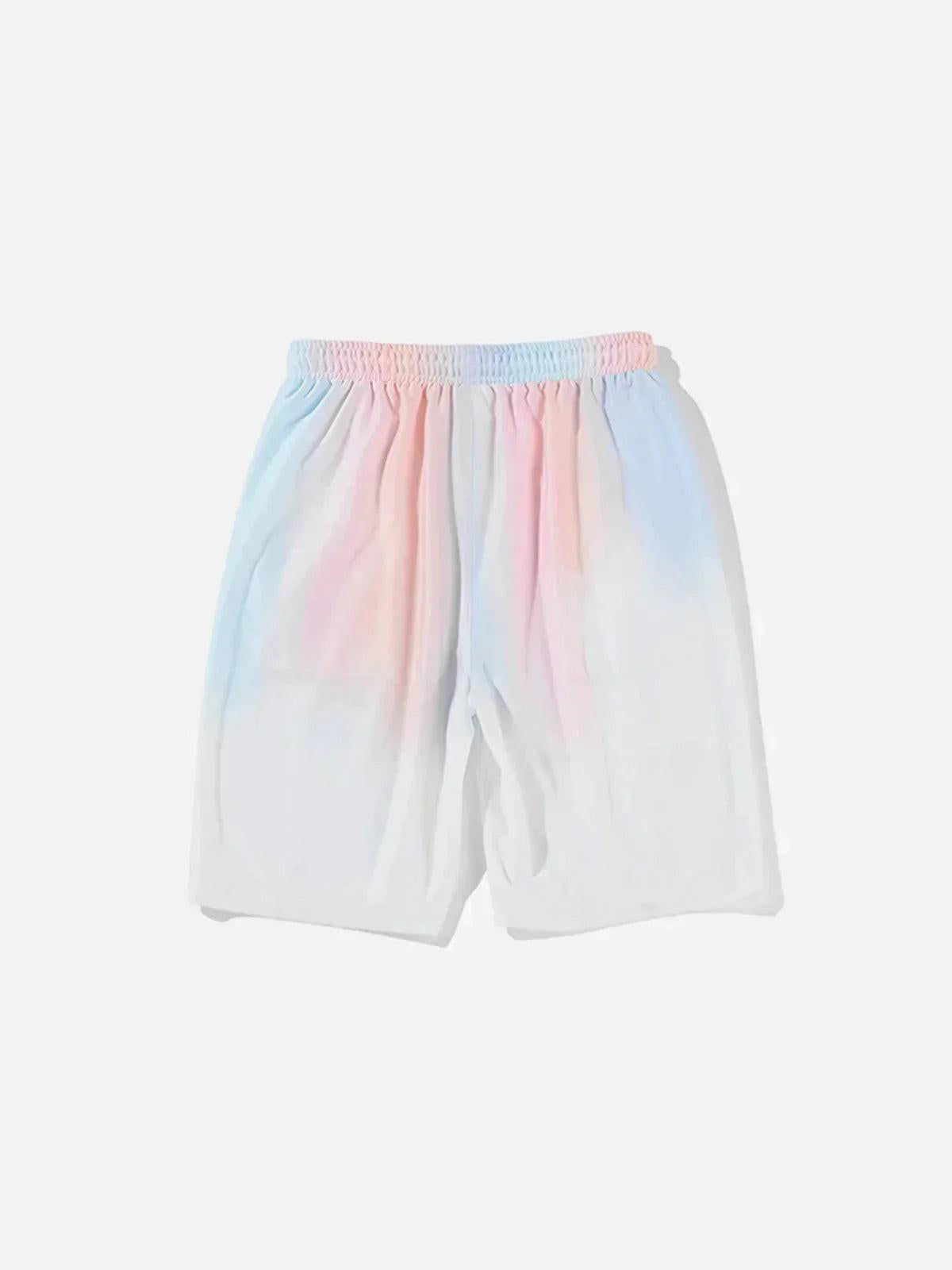 Gradient Drawstring Shorts