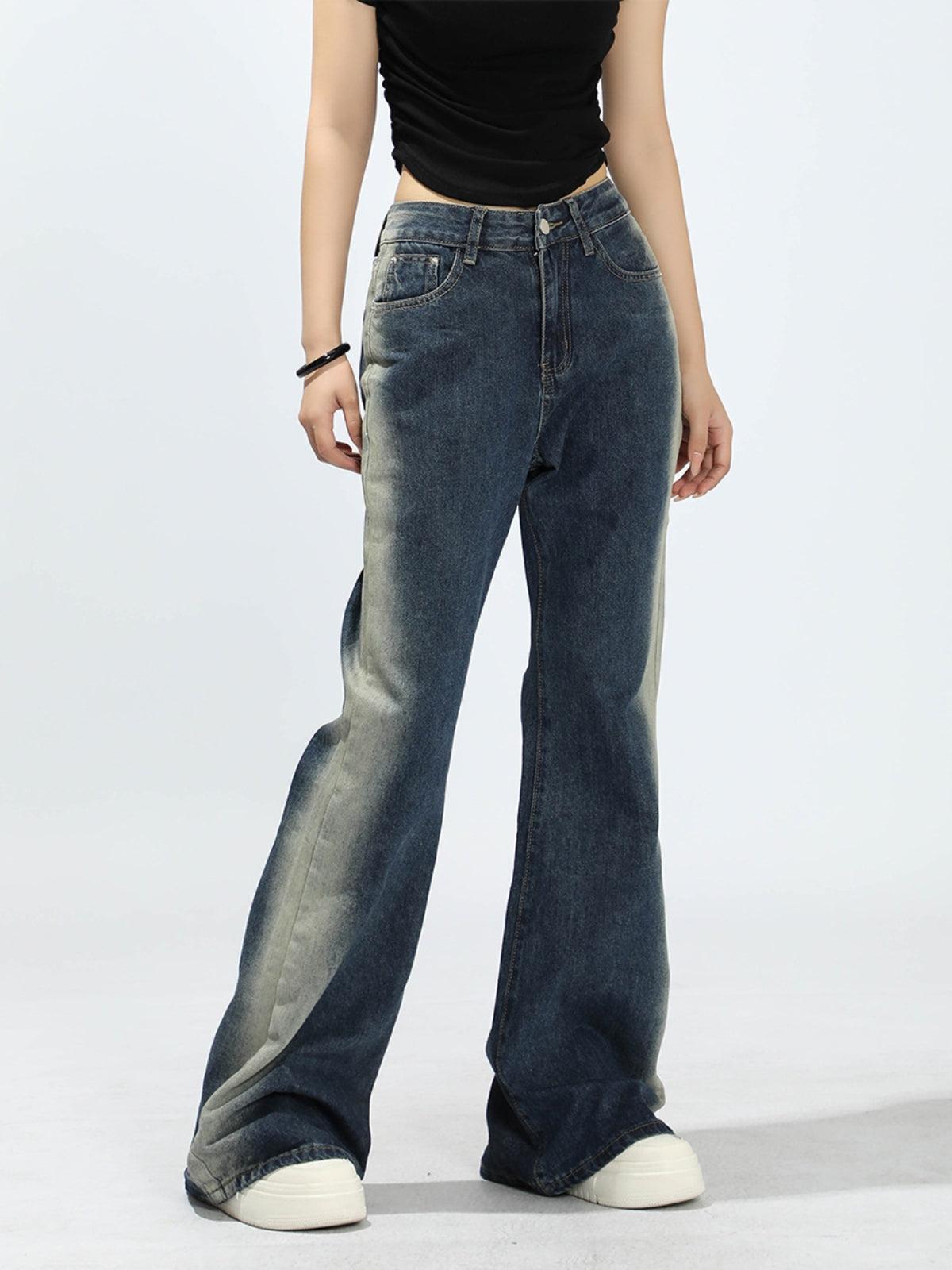 Gradient Patchwork Jeans