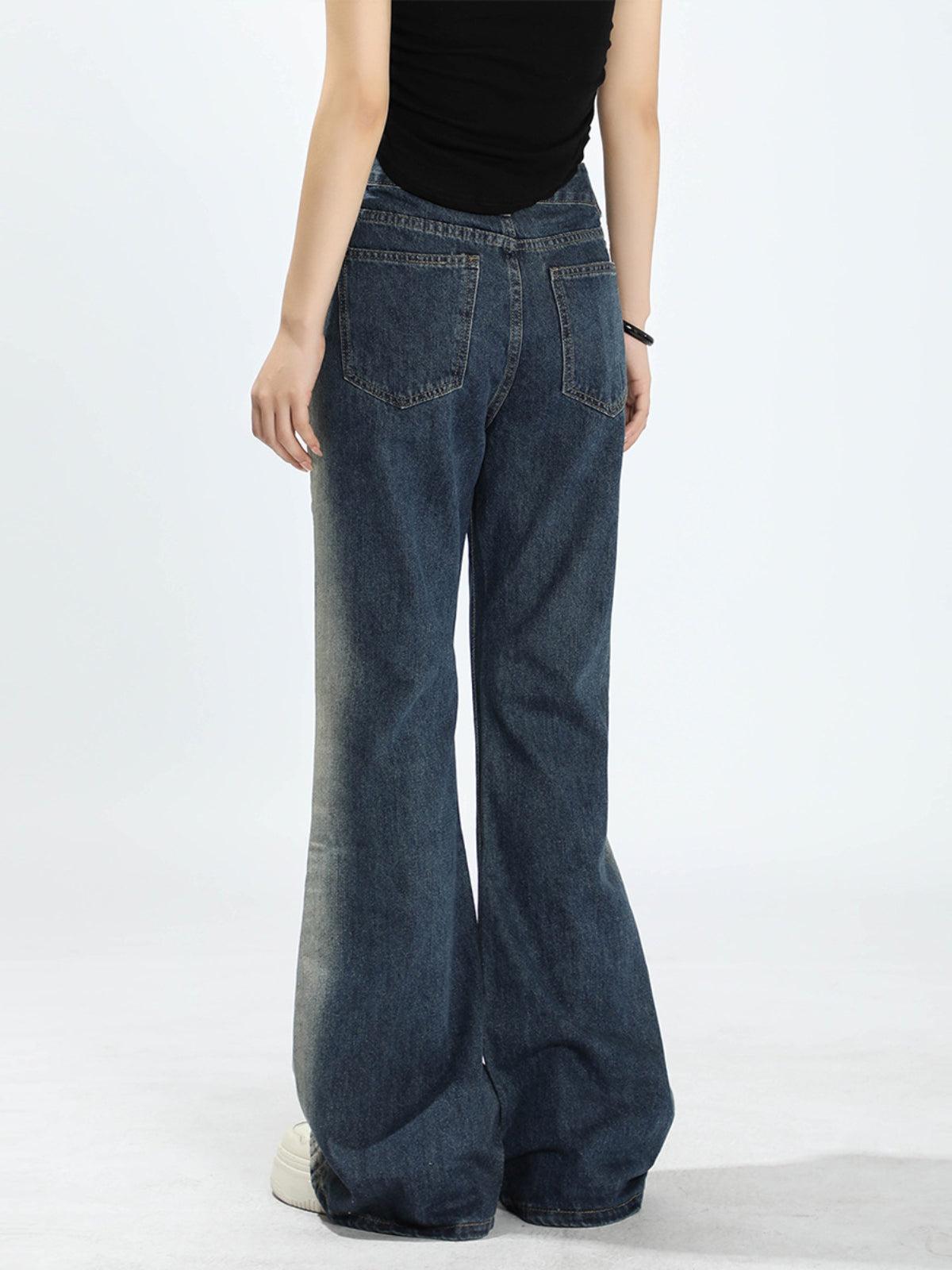 Gradient Patchwork Jeans