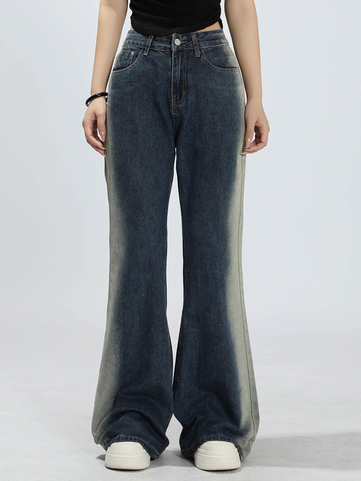 Gradient Patchwork Jeans