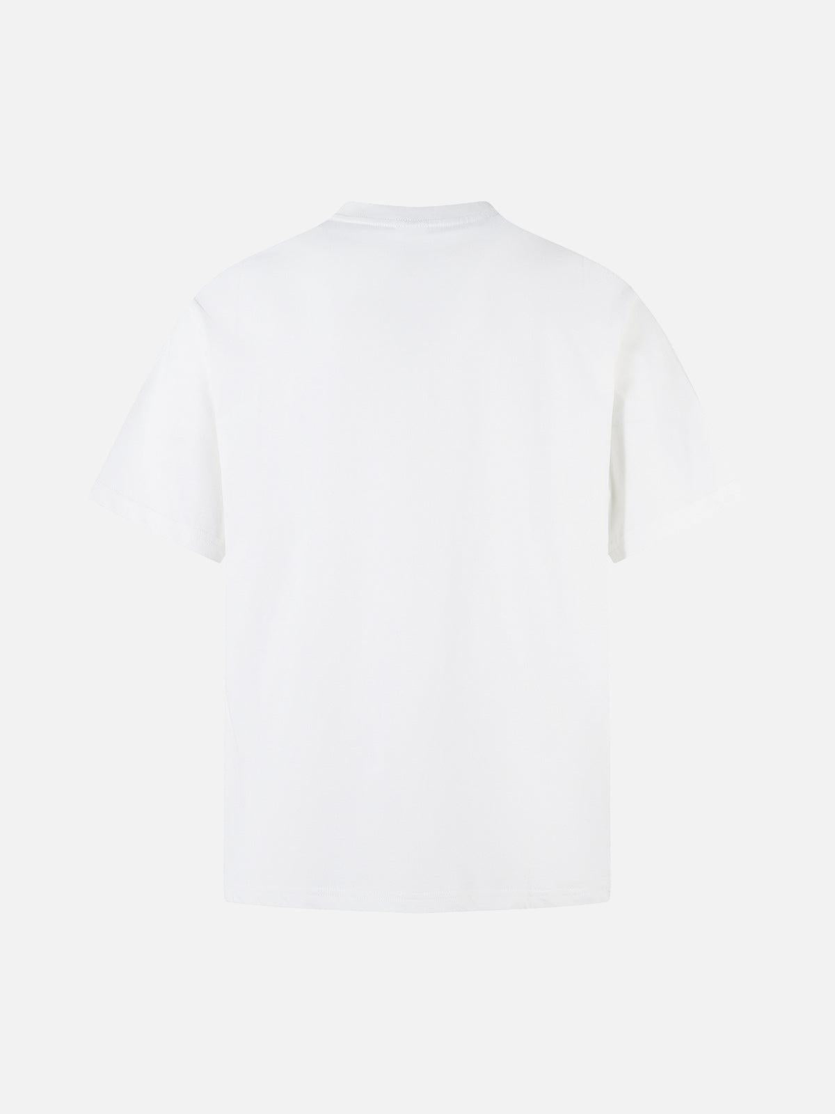 Graffiti Letter Print Oversized T-Shirt