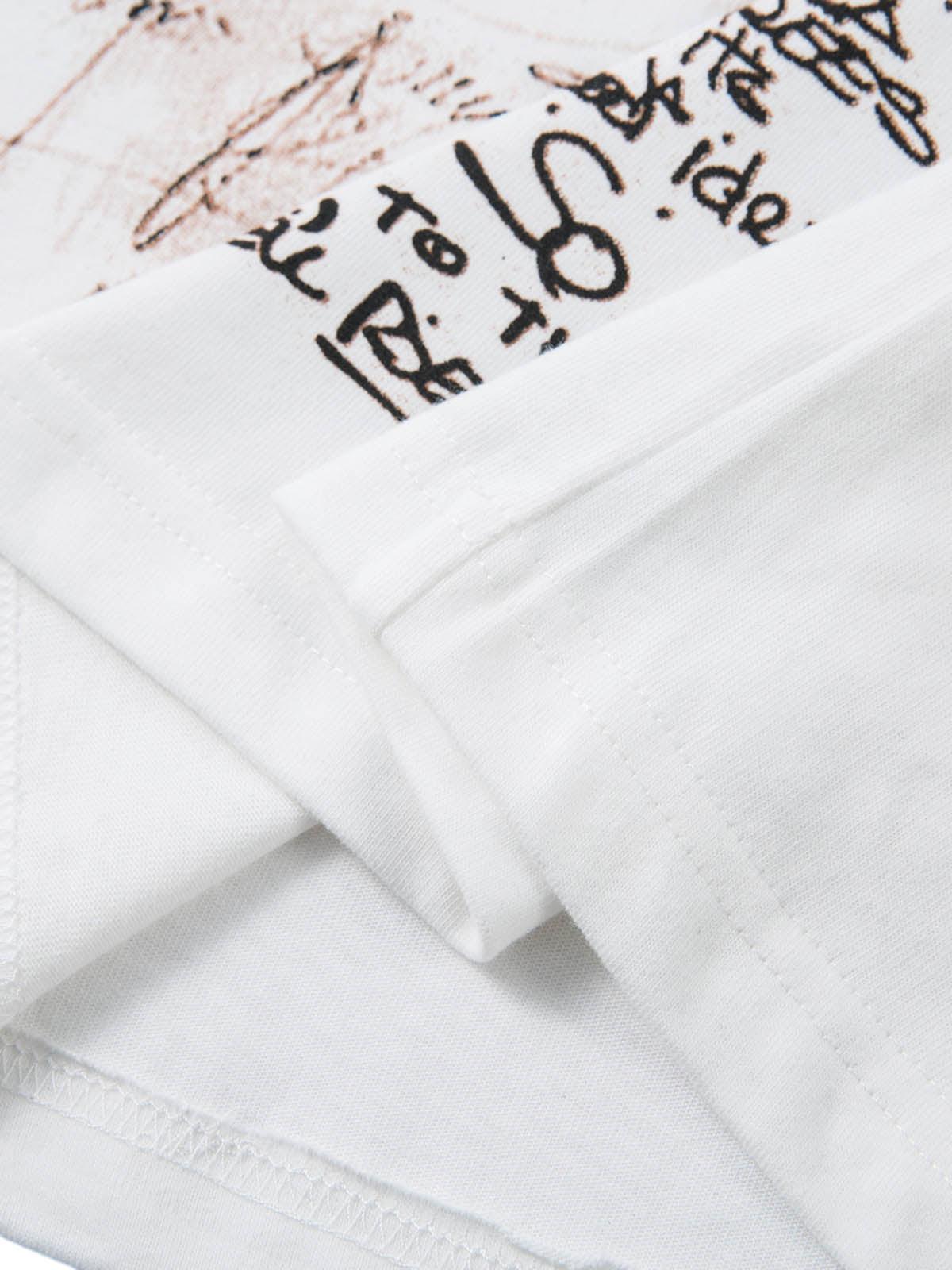 Graffiti Letter Print Oversized T-Shirt