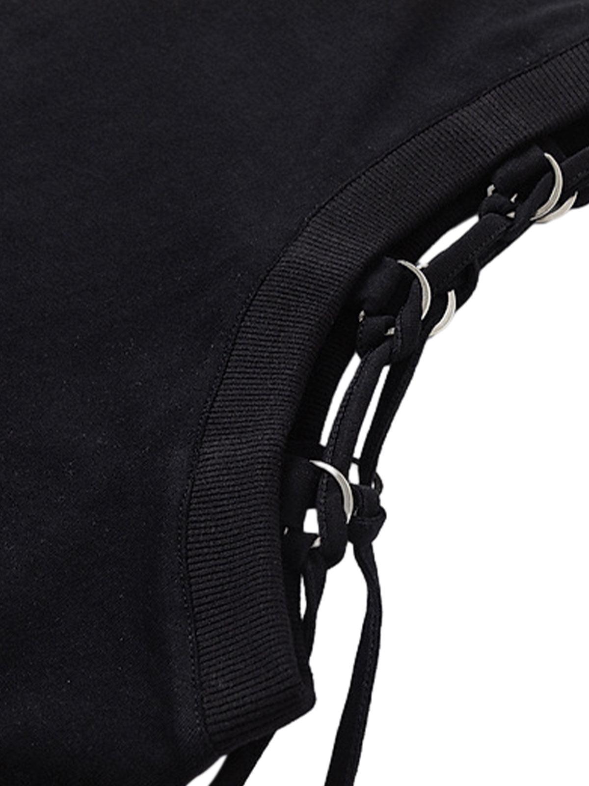 Graphic Adjustable Straps Vest