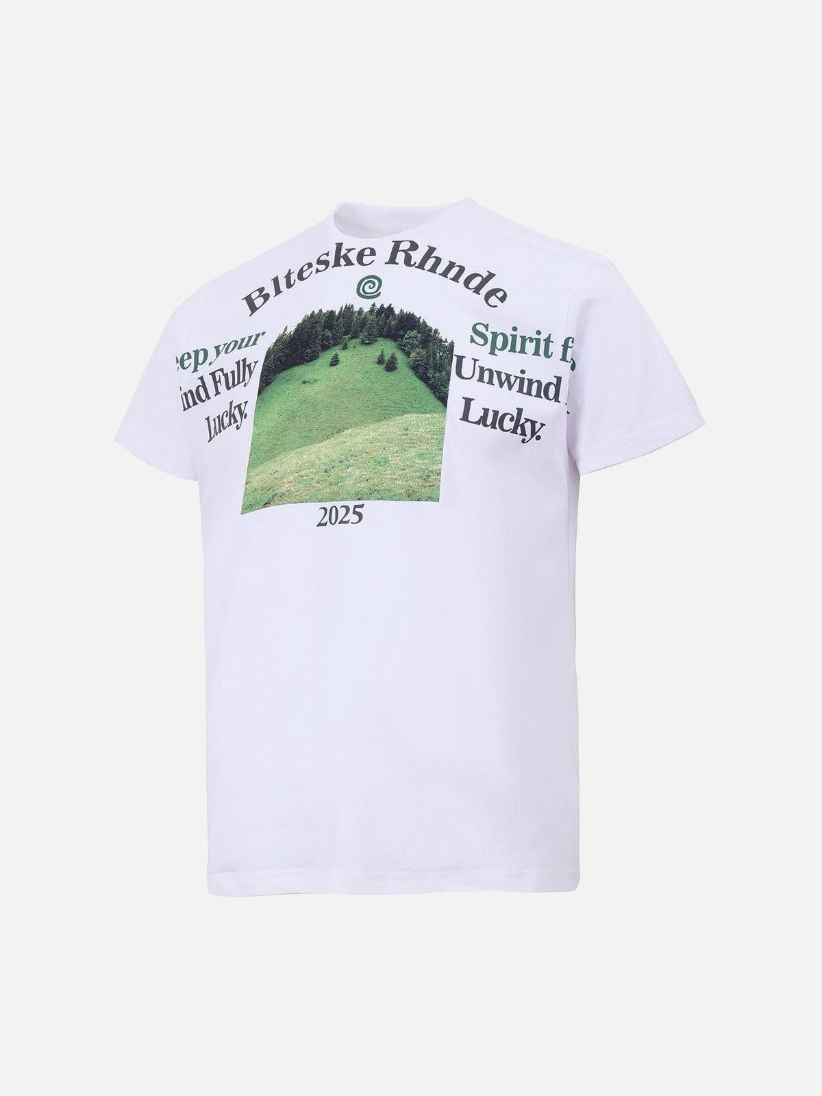 Graphic Scenic Print T-Shirt