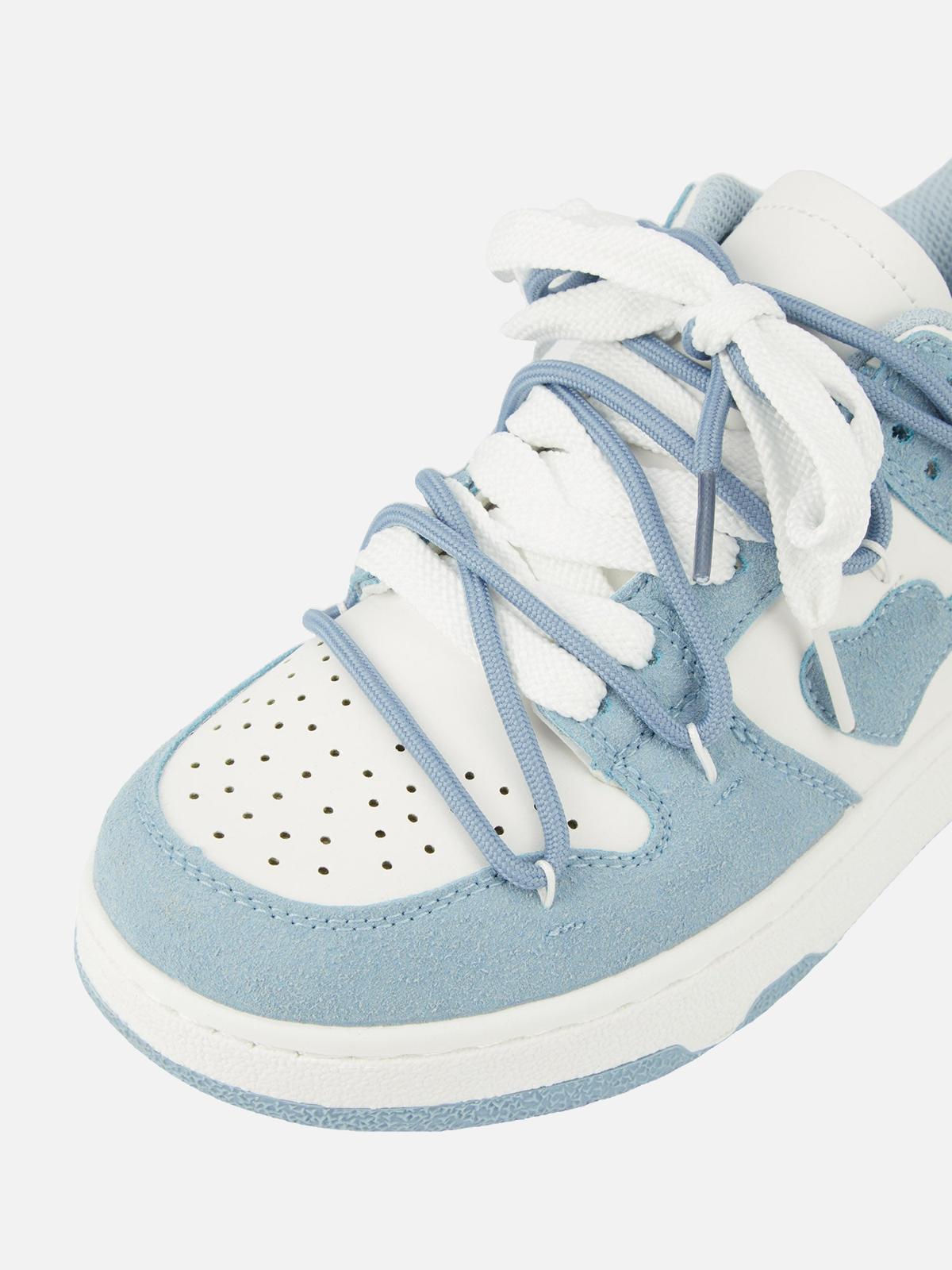 Haze Blue Love Breathable Board Shoes