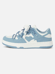 Haze Blue Love Breathable Board Shoes