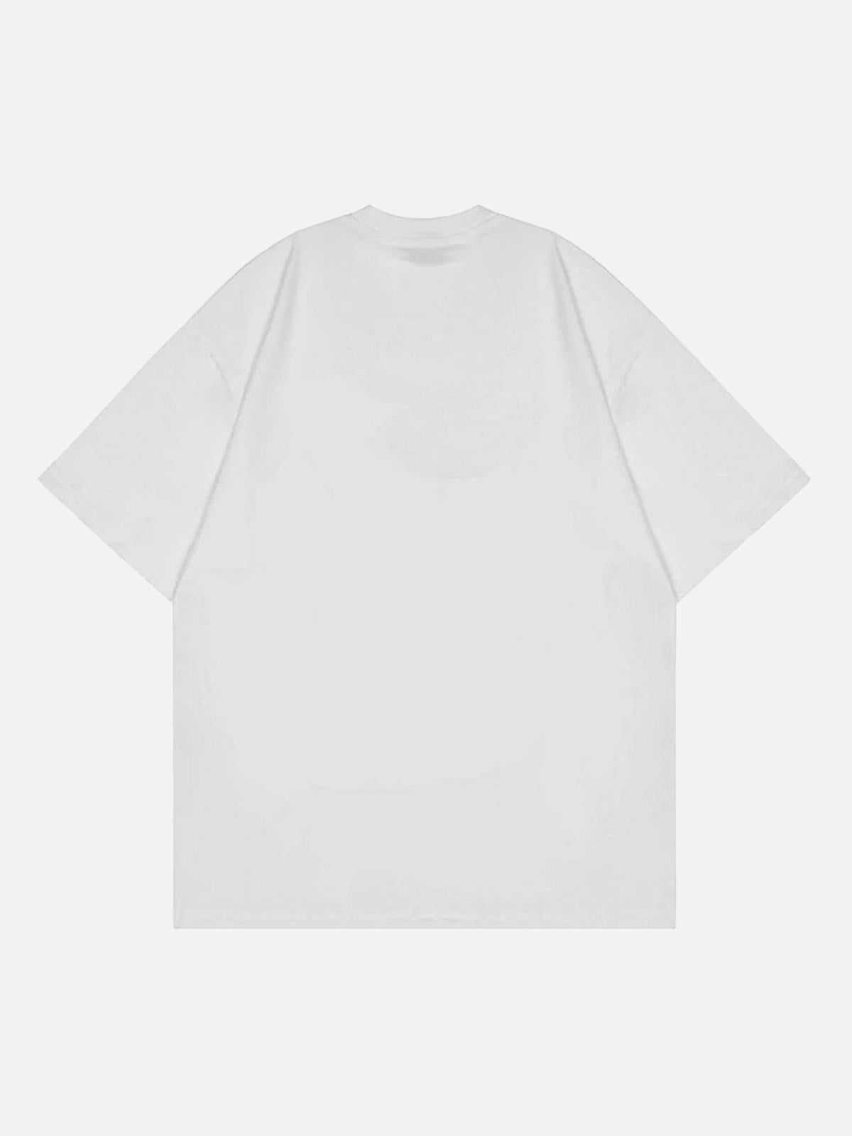Head Print Hip Hop T-Shirt