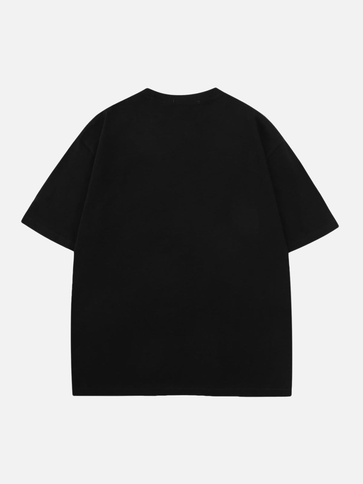 Head Print Hip Hop T-Shirt