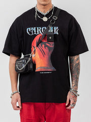 Head Print Hip Hop T-Shirt