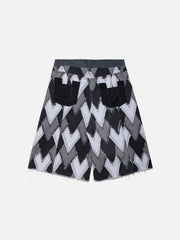 Heart Patchwork Jorts