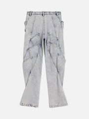 High Street Deconstructed Washed Jeans