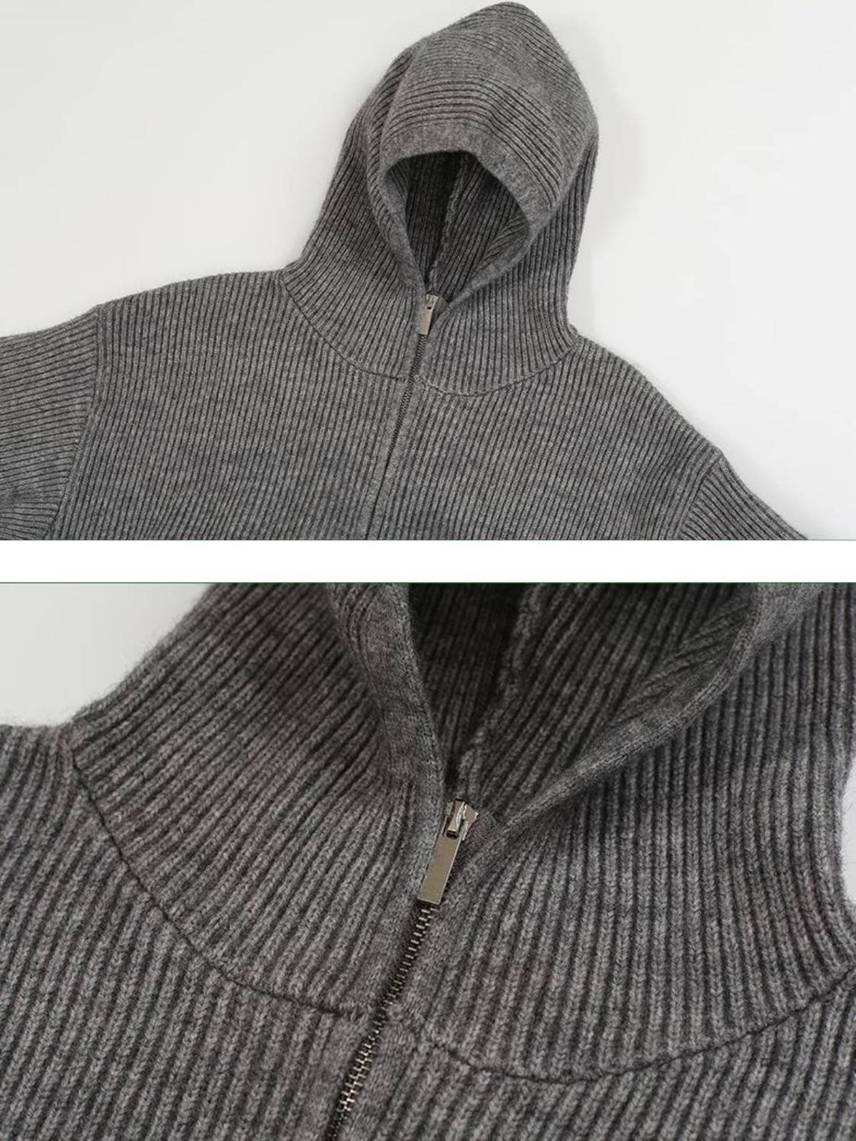 High Street Half-Zipped Personality Sweater
