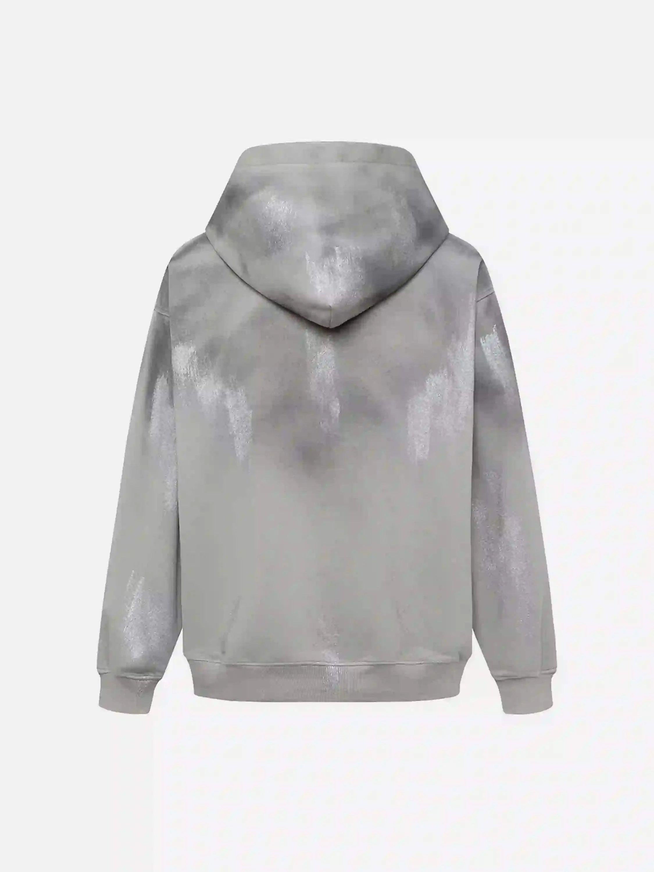 High Street Hip Hop Spider Web Print Hoodie