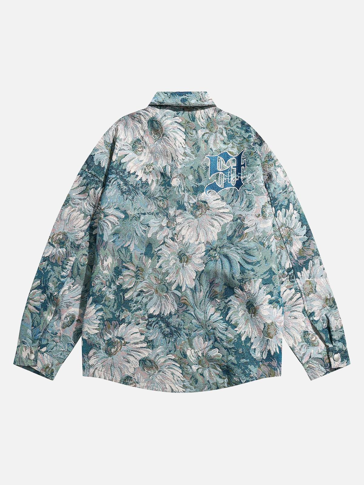 High Street Jacquard Embroidery Design Jacket