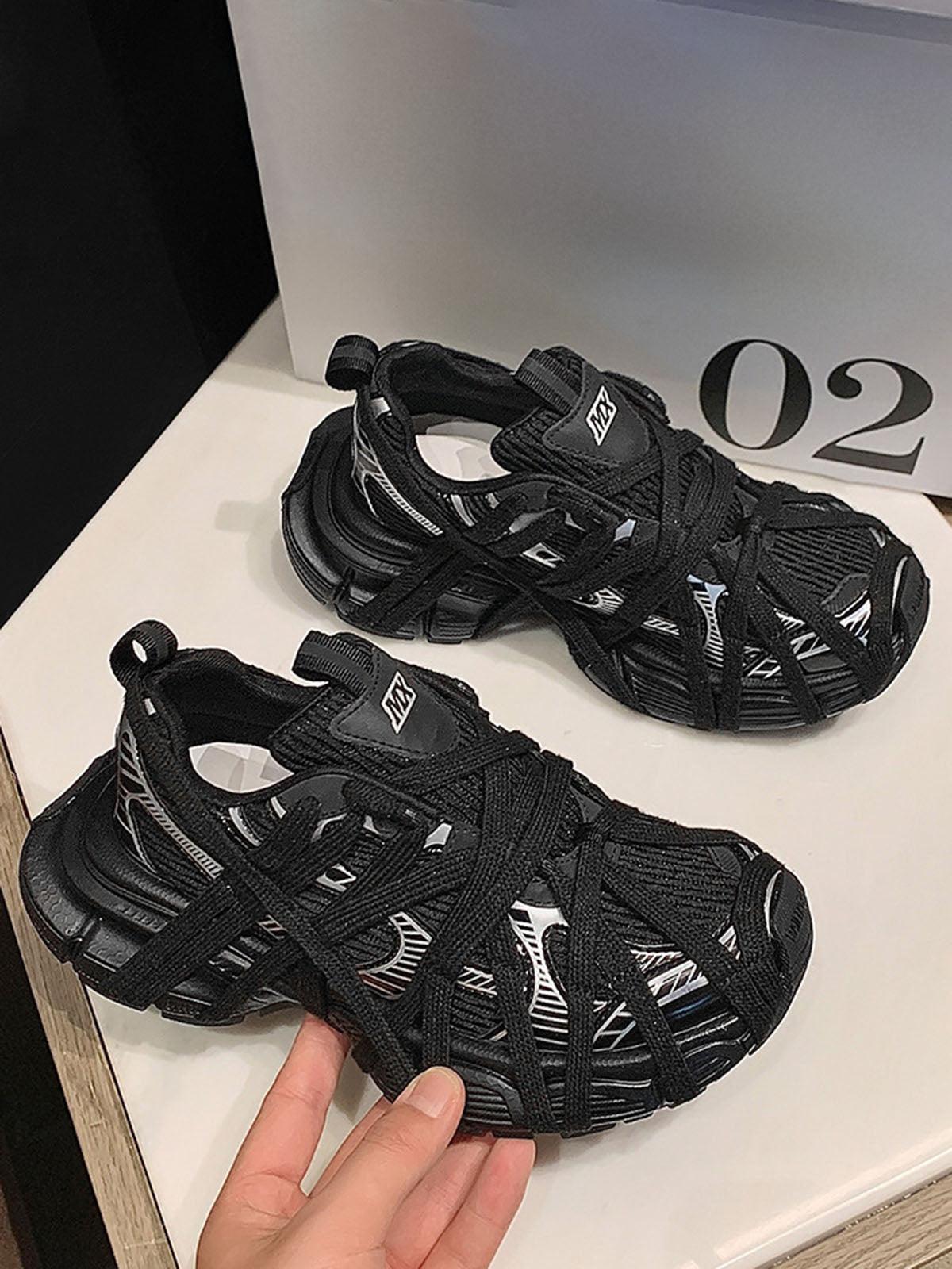 High Street Lace-Up Casual Sneakers